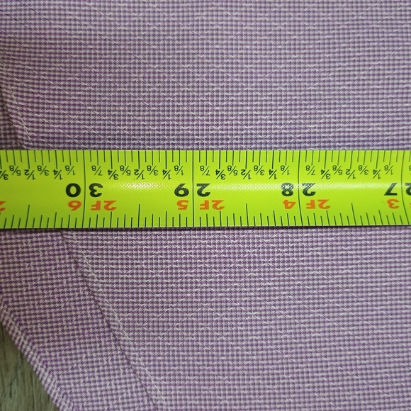 Brooks Brothers Madison Purple Button Down Dress Shirt Size 16-33 Supima Cotton - Picture 5 of 7